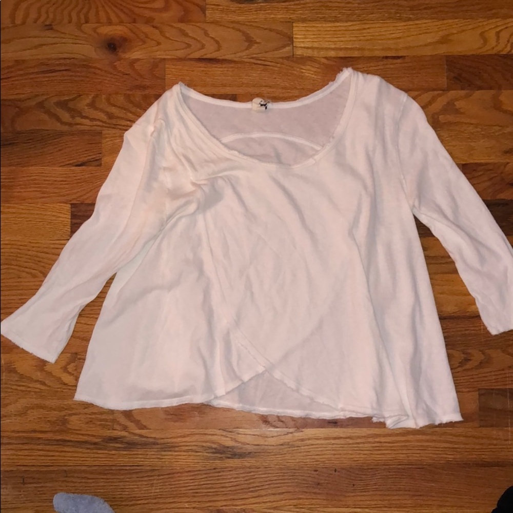 Free people 3/4 length sleeves